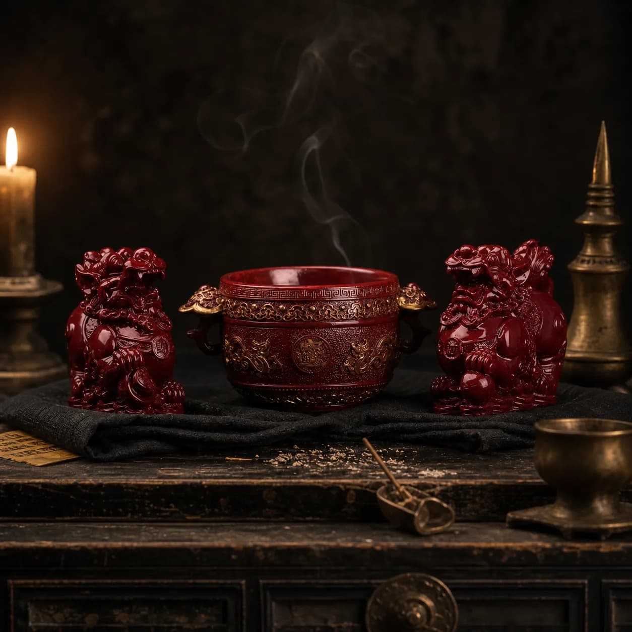 Treasure Bowl Pixiu Prosperity Charm, view 1