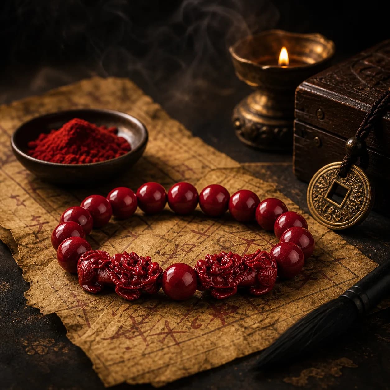 Twin Pixiu Prosperity Bracelet, view 3