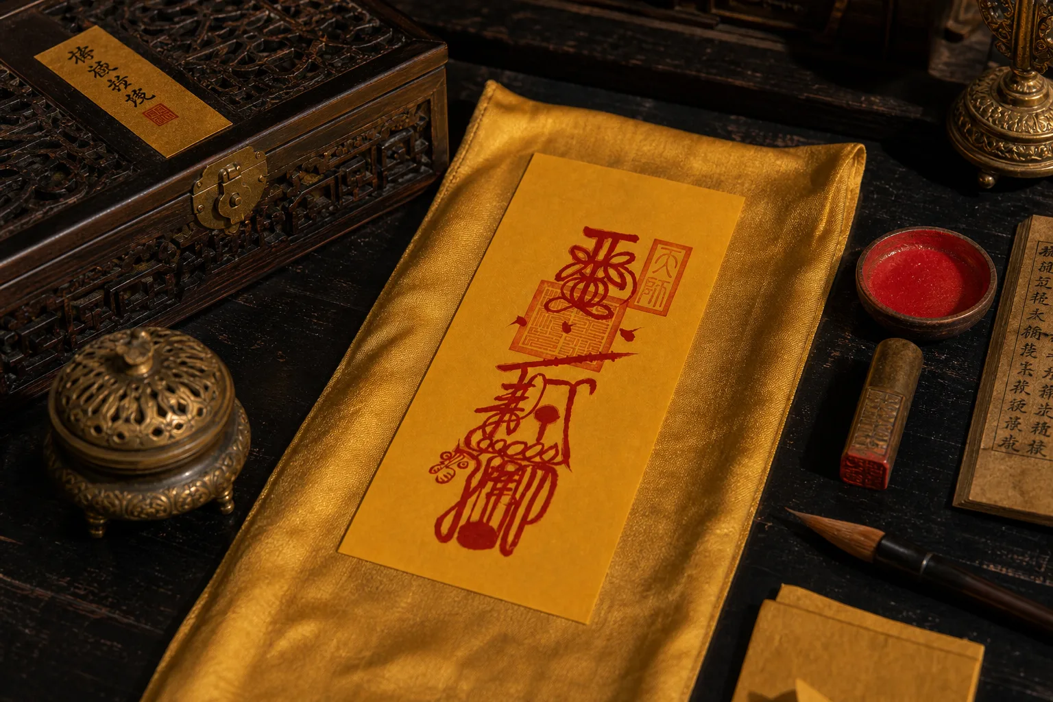Golden Prosperity Talisman, view 1