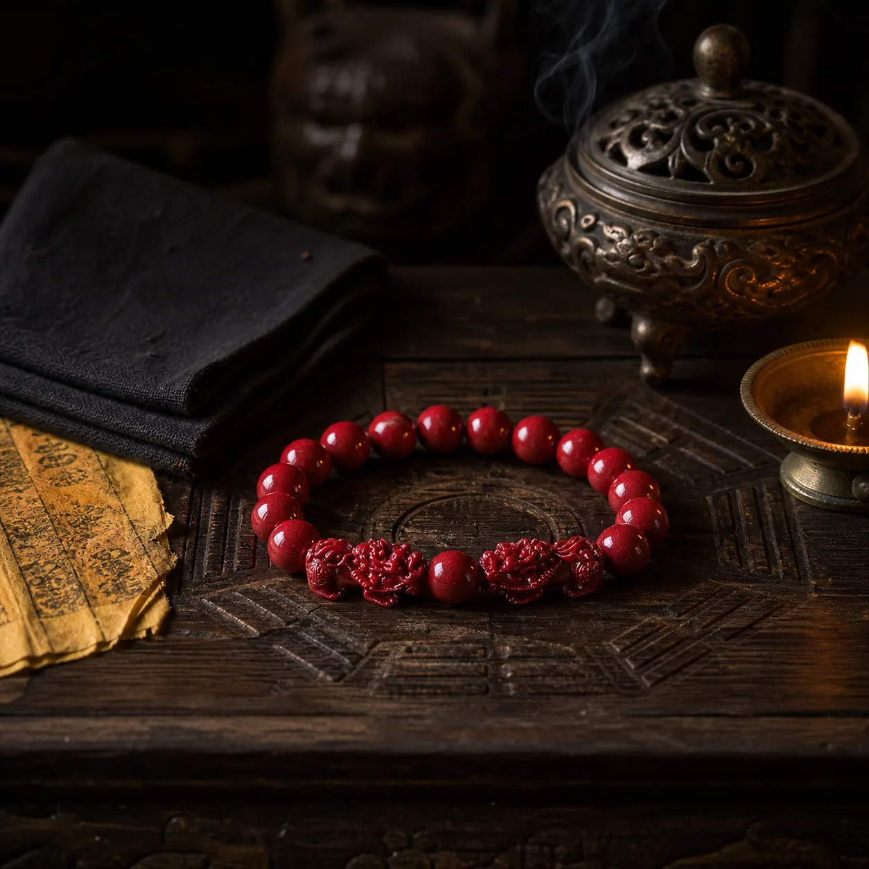 Twin Pixiu Prosperity Bracelet, view 1